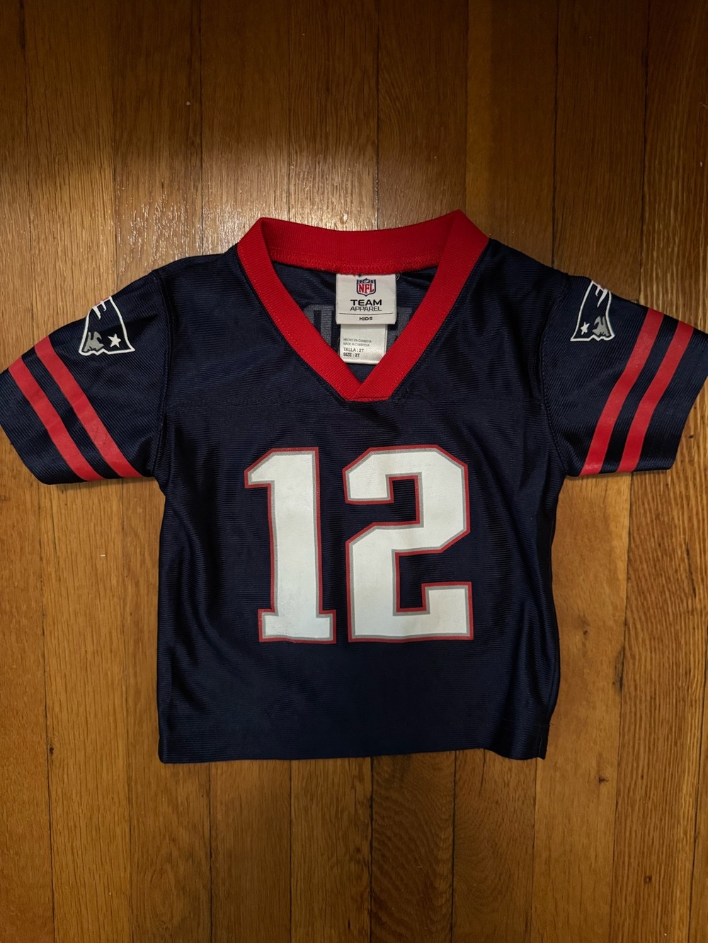 Tom Brady Patriots Jersey #12 New England Kids 2T